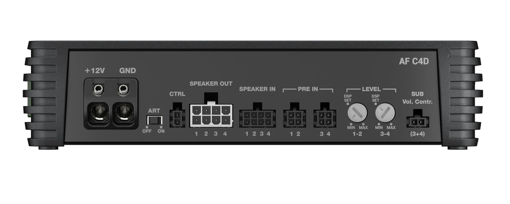 Audison AF C4D - 4 /2 Channel D-Class Bridgeable Car Amplifier 600W Total Power
