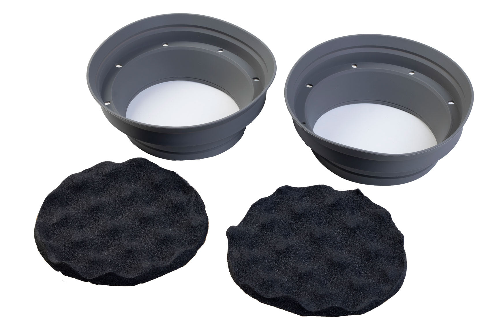 Vibe AVASP-V7 -  Adjustable Speaker Baffle Rubber baffle + Isolator & Deadening