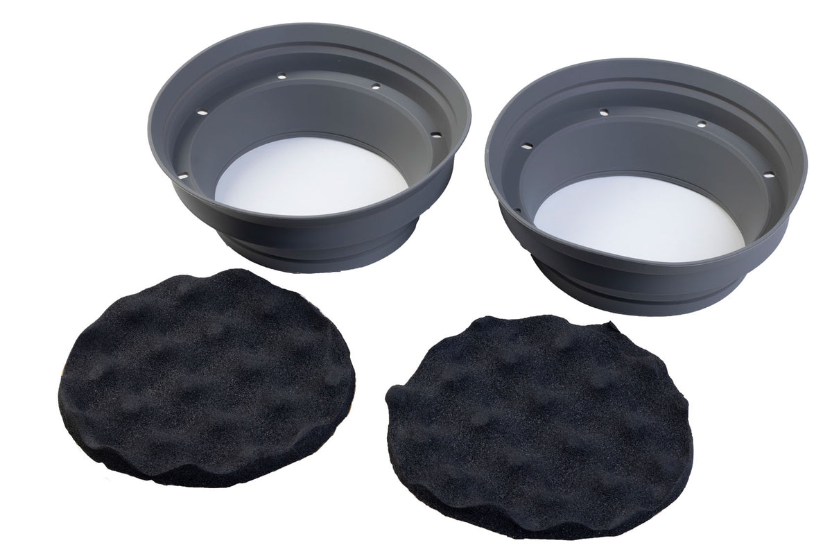 Vibe AVASP8-V2 - Adjustable Speaker 8" Baffle Rubber baffle + Isolator & Deadening