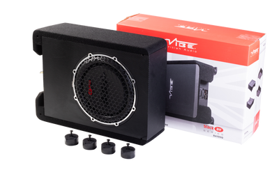 Vibe BA10SQ-V4 - Black Air 10 inch SQ Passive Down Firing Enclosure 900W