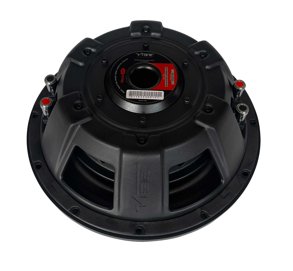 Vibe BLACKAIR10D2S-V3 - 12" Slimline Car Subwoofer 900 watts Max