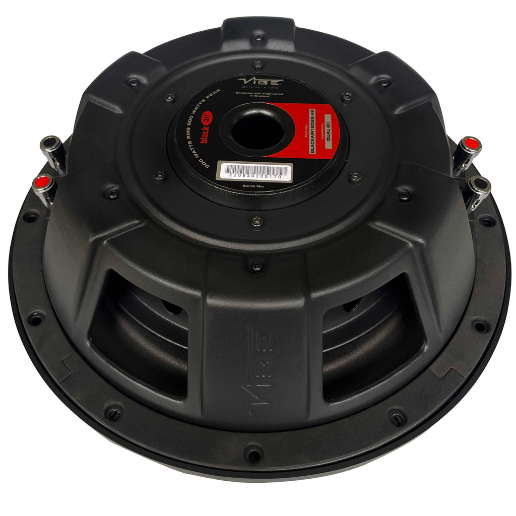Vibe BLACKAIR12D2S-V2 - 12" Slimline Car Subwoofer 900 watts Max