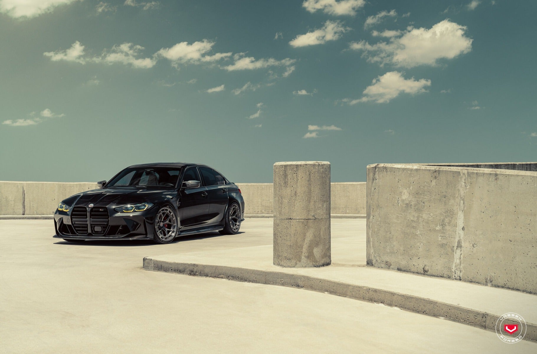 VOSSEN FORGED LC3-01 MONOBLOCK GLOSS BLACK