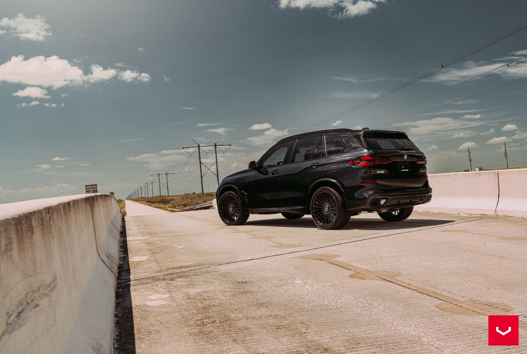 VOSSEN HYBRID FORGED SERIES HF-8 GLOSS BLACK