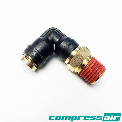 Compress Air CA21779 Elbow 1/4" MNPT To 1/4" PTC DOT Approved