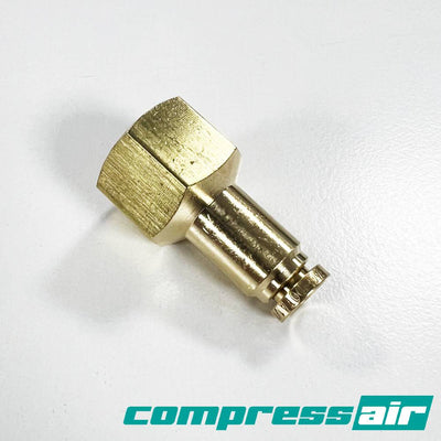 Straight Female 3/8" FNPT - 1/4" PTC Dot Approved CA21871