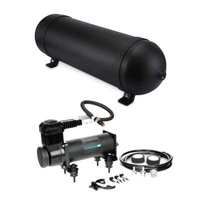 3 Gallon Seamless Tank with CA444 Black Quieter Compressor Including All Hardware