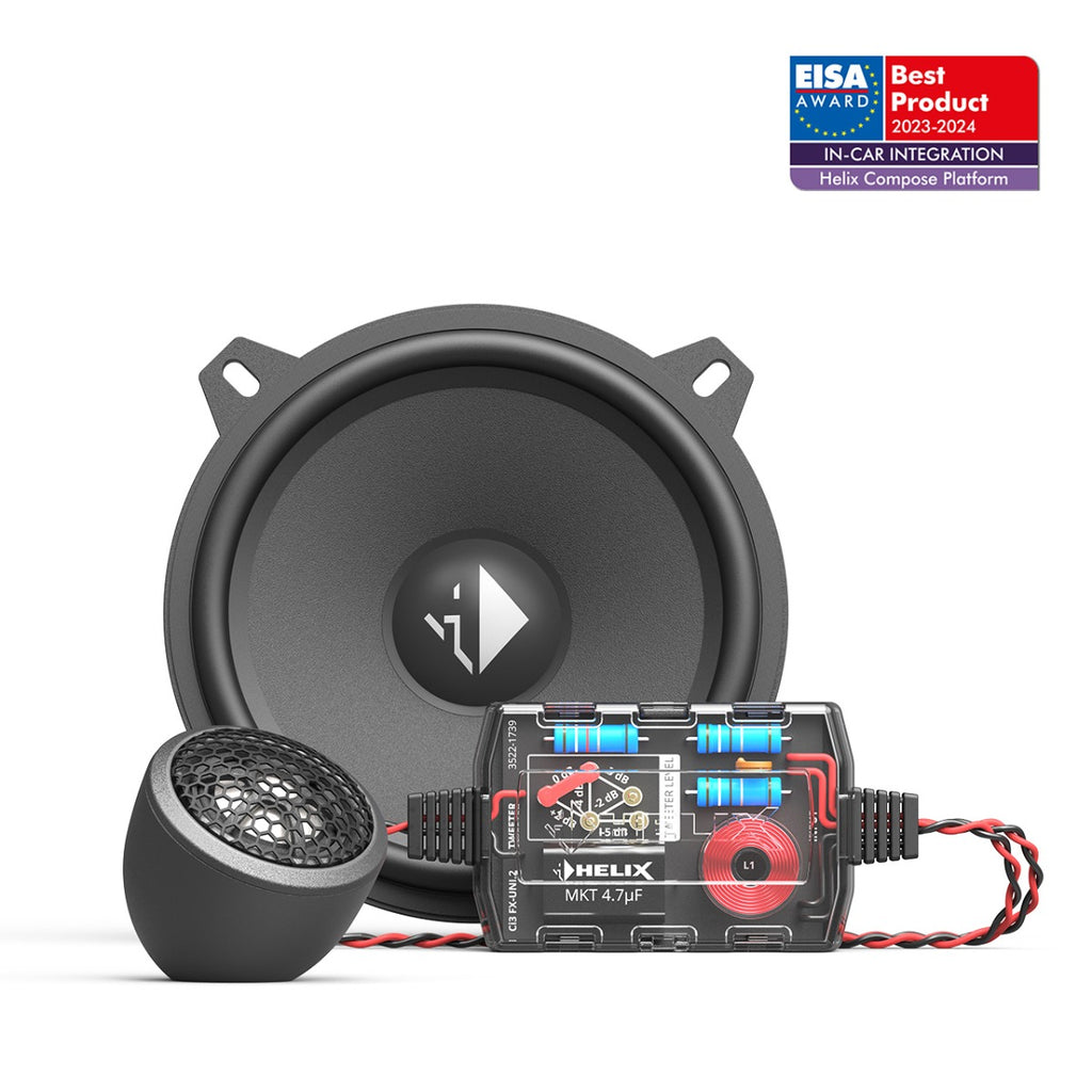 Helix Compose i3 Ci3 K130.2-S3 Component 5.25 Inch FlexMount Car Speakers 80w RMS