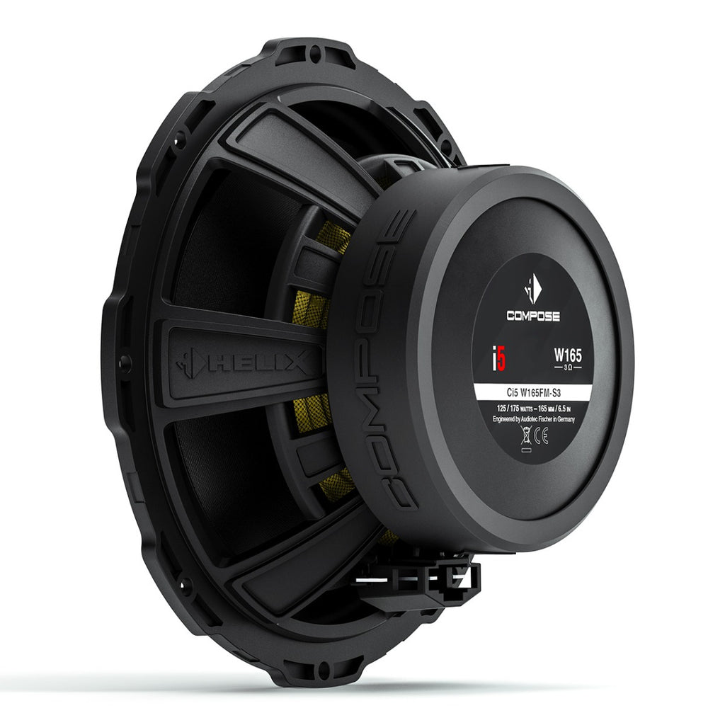 Helix Compose i5 Ci5 W165FM-S3 Midbass Car Woofer 6.5 Inch FlexMount 125w RMS