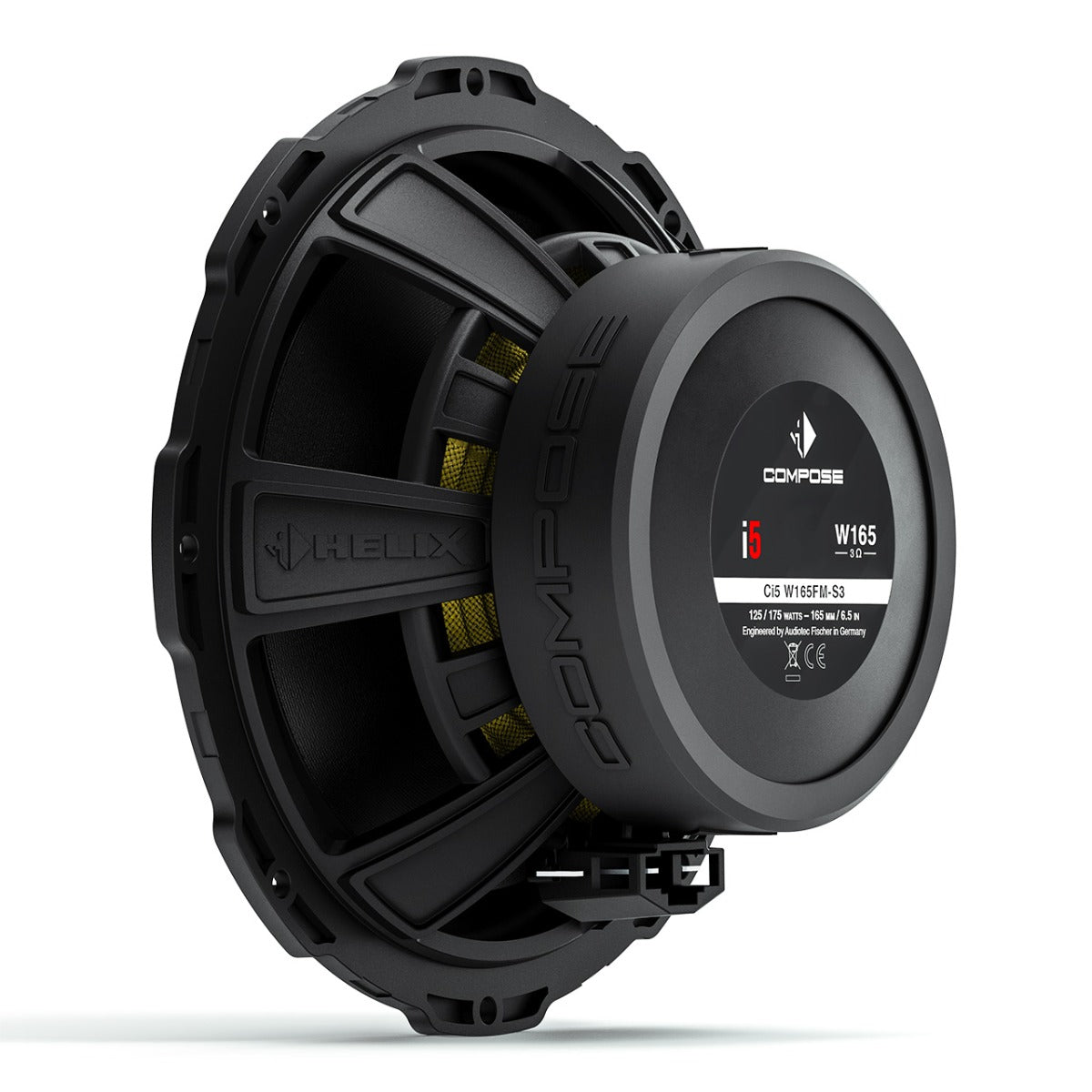Helix Compose i5 Ci5 W165FM-S3 Midbass Car Woofer 6.5 Inch FlexMount 125w RMS