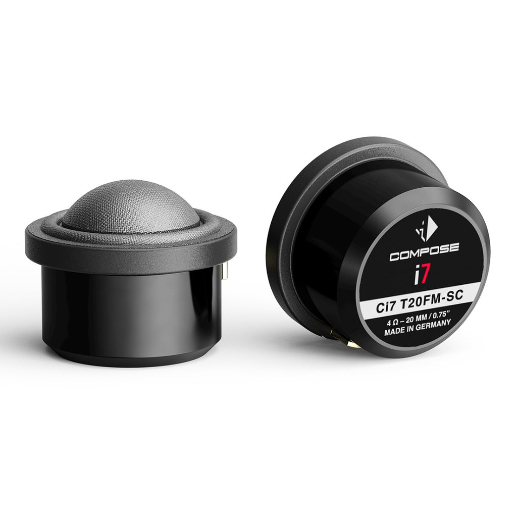 Helix Compose i7 Ci7 T20FM-SC Tweeters 0.75 Inch 20mm FlexMount Silk Dome