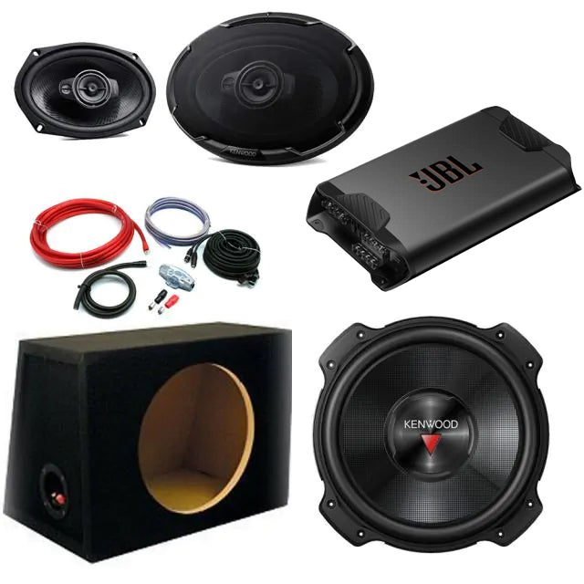JBL Concert 4 Channel Amp + 12" Sub + 6x9 Speakers Deal
