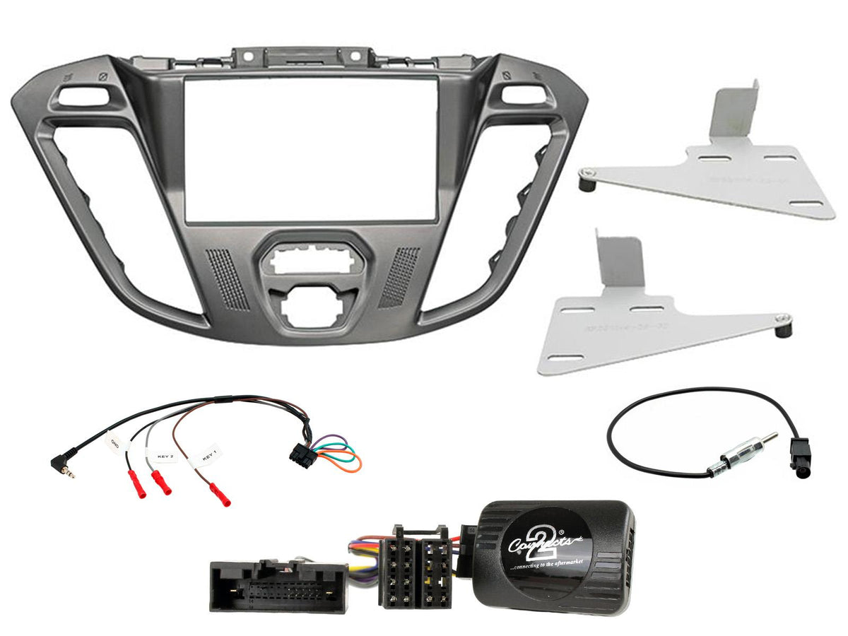 Connects2 CTKFD92 Ford Transit-Custom Euro 6 2012-2021 Complete Double Din Stereo Fitting Kit
