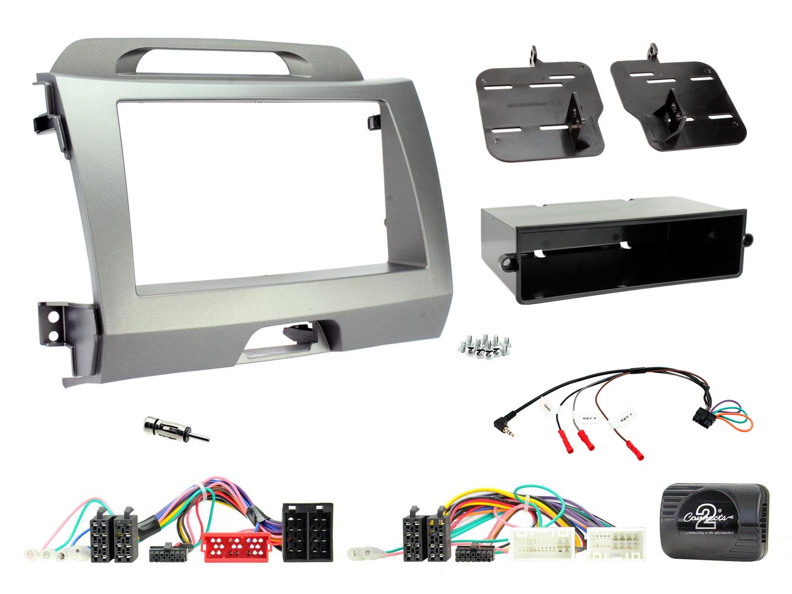 Connects2 CTKKI29 KIA Sportage 2011-2015 Complete Double Din Stereo Fitting Kit