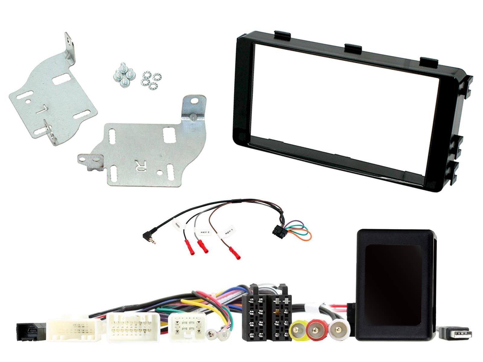 Connects2 CTKMT14 - Mitsubishi Outlander 2014-2018 Complete Double Din Stereo Fitting Kit