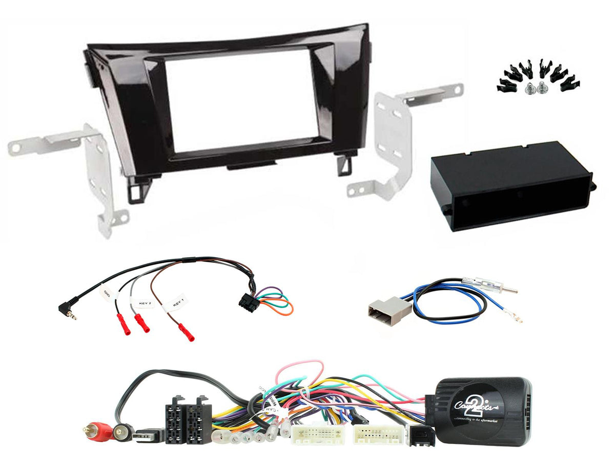Connects2 CTKNS05 - Nissan Qashqai X-Trail 2014-2017 Complete Double Din Stereo Fitting Kit