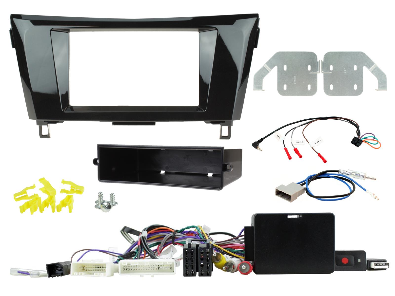 Connects2 CTKNS19 - Nissan Xtrail 2014-2016 Complete Double Din Stereo Fitting Kit