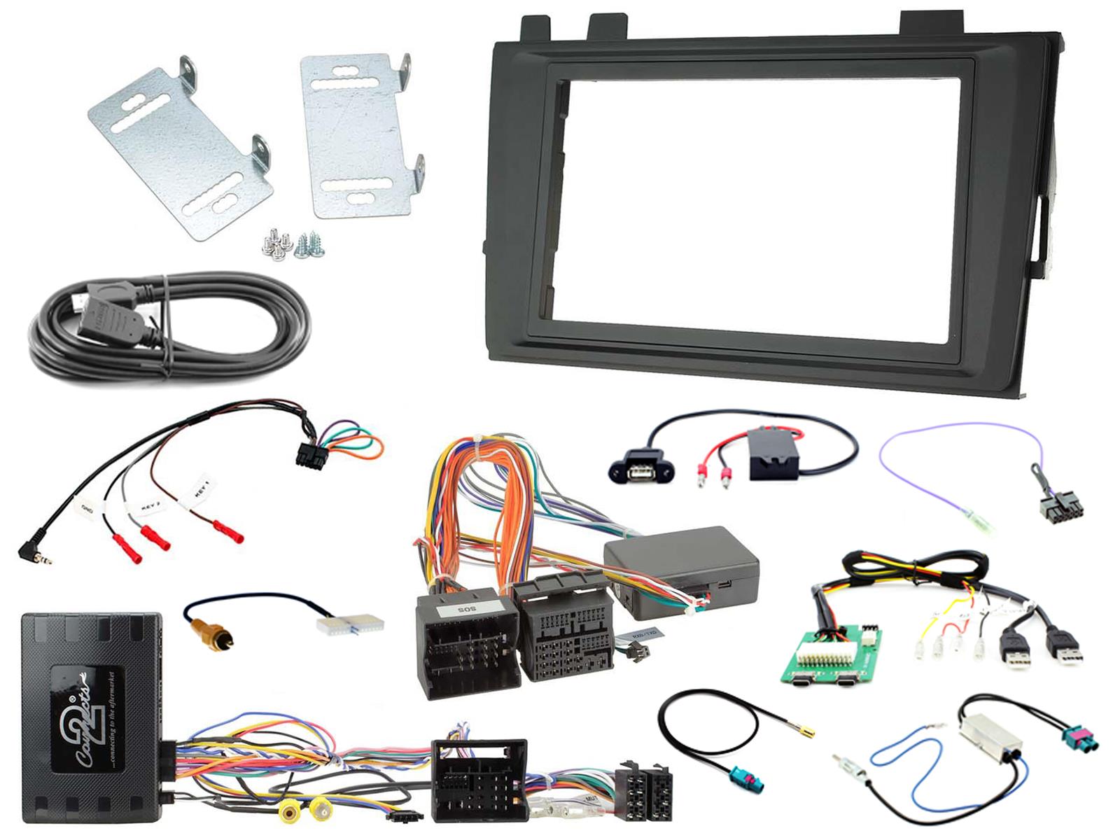 Connects2 CTKVW52 - VW Transporter T6.1 2019> Complete Double Din Stereo Fitting kit
