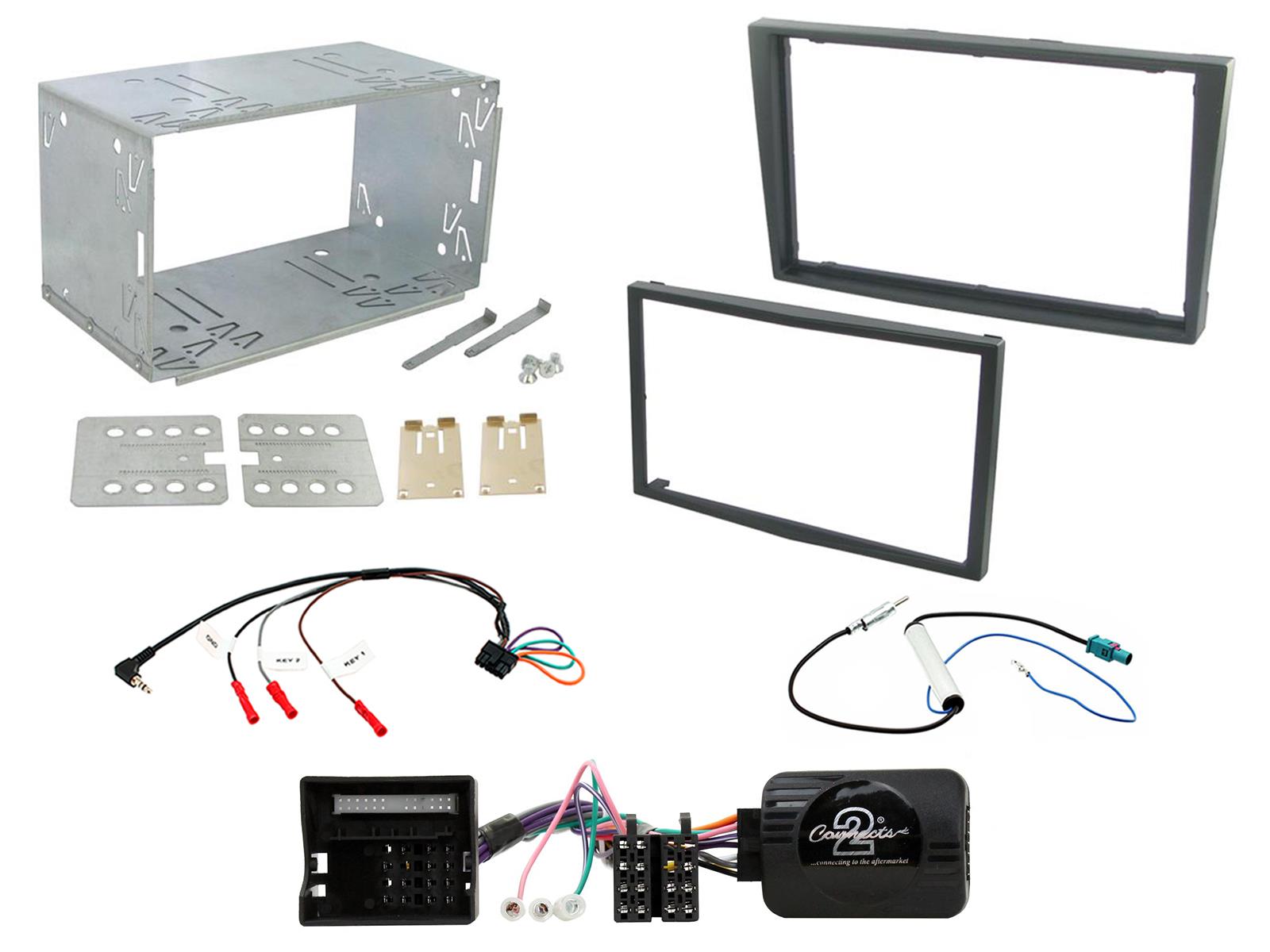 Connects2 CTKVX46 Vauxhall Vectra Corsa Signum Meriva Tigra Complete Double Din Stereo Fitting Kit