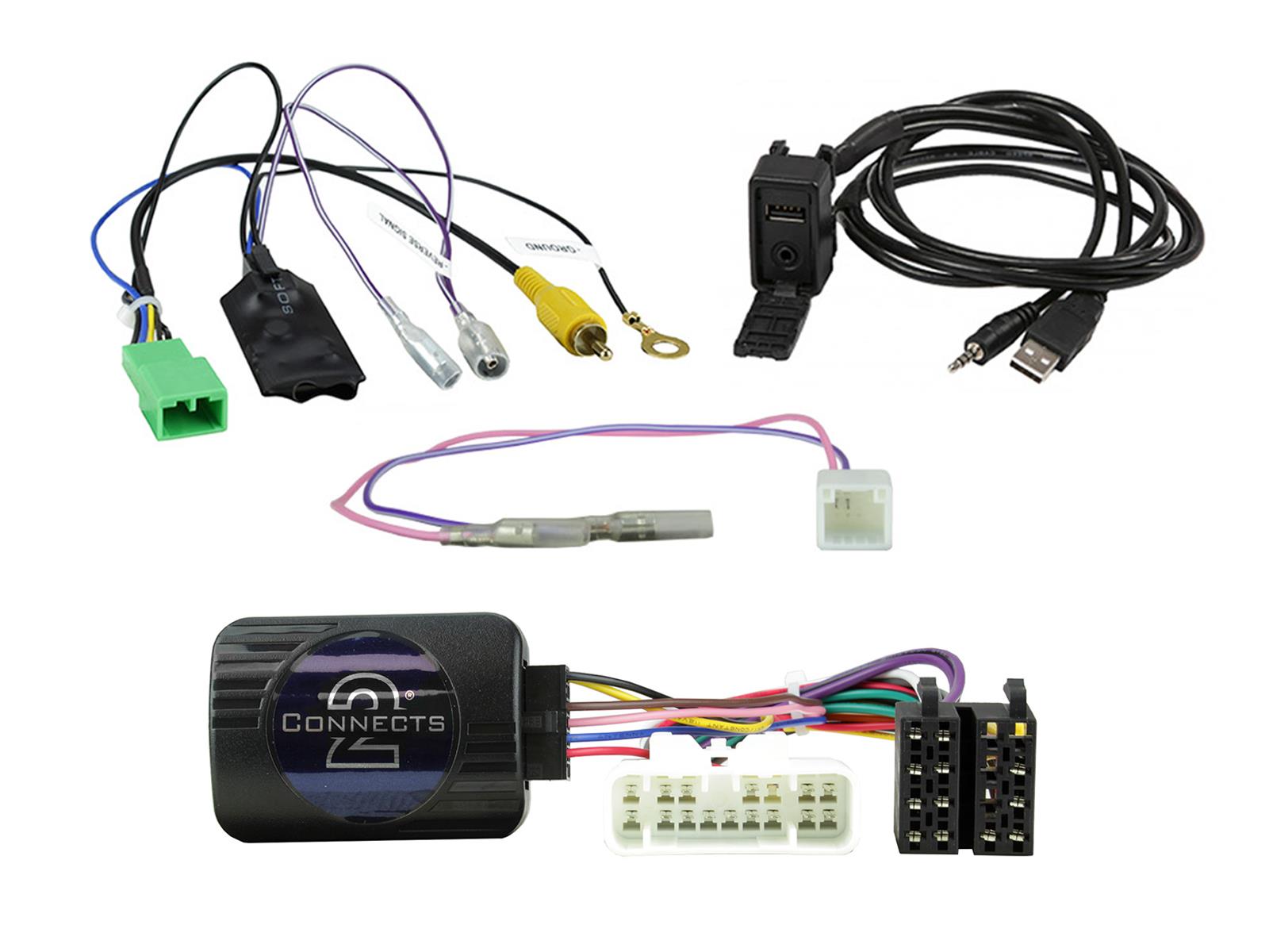 Connects2 CTSIZ008.2 - Isuzu D-Max 2020> Steering Stalk Control USB & Camera Adaptor