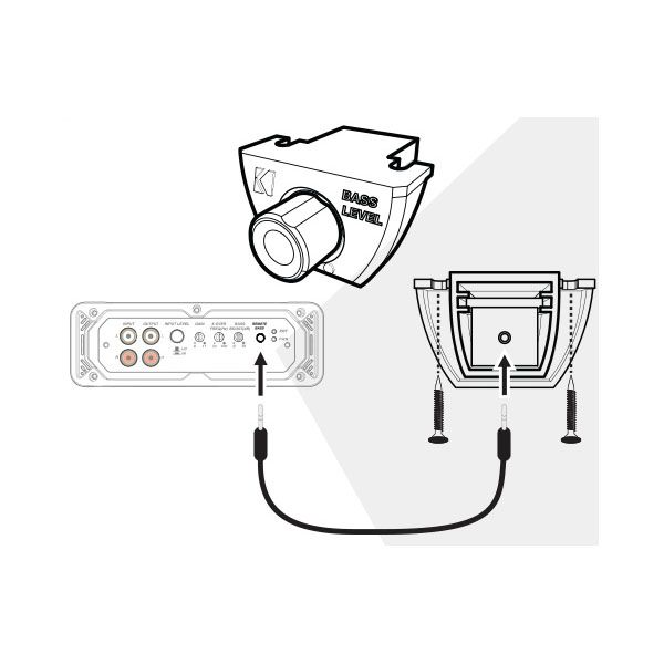 Kicker KA46CXARC - Remote Bass Control for 46CX Series Amplifiers