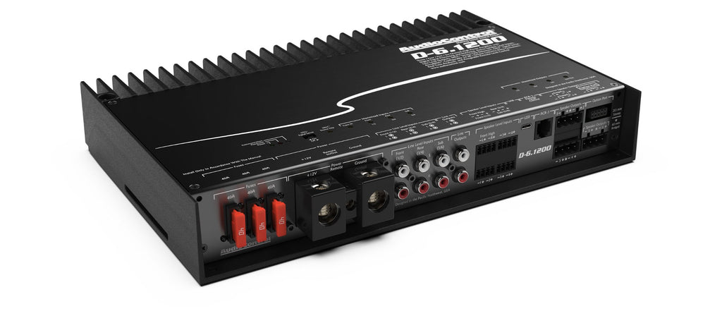 AudioControl D-6.1200 - High Power 6 Channel DSP Matrix Amplifier with AccuBass