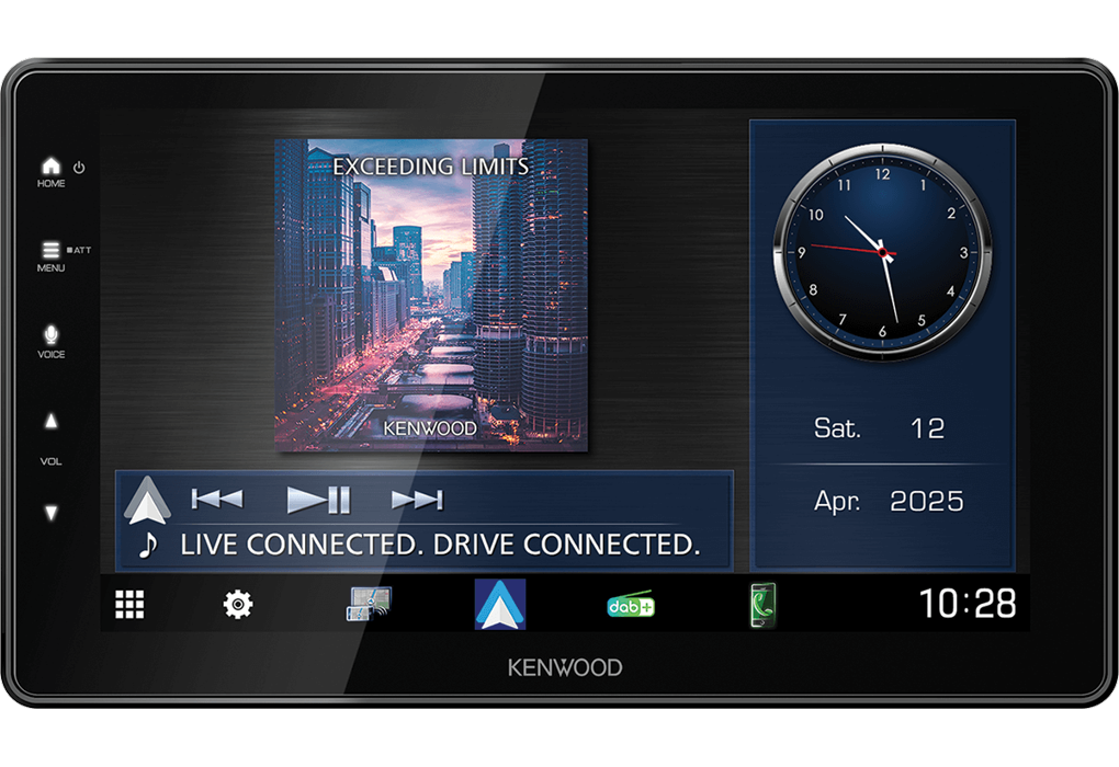 Kenwood DMX-F920DS - 9 Inch Floating HD Wireless Carplay Android Auto BT DAB Screen Stereo