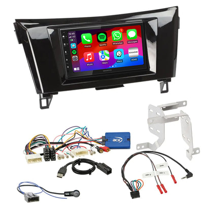 Kenwood DMX5023DABS Stereo CarPlay Android Auto Upgrade for Nissan X-Trail (T32) 2014-2017