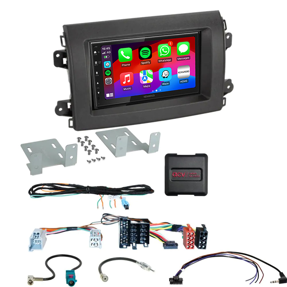 Kenwood DMX5023DABS Stereo CarPlay Android Auto Upgrade for Fiat Ducato 8 Series 2021 Onwards