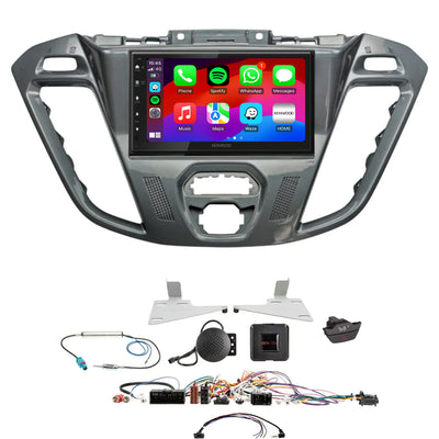 Kenwood DMX5023DABS 6.8" Carplay Android BT DAB Stereo Upgrade for Ford Transit Custom 2012-2016