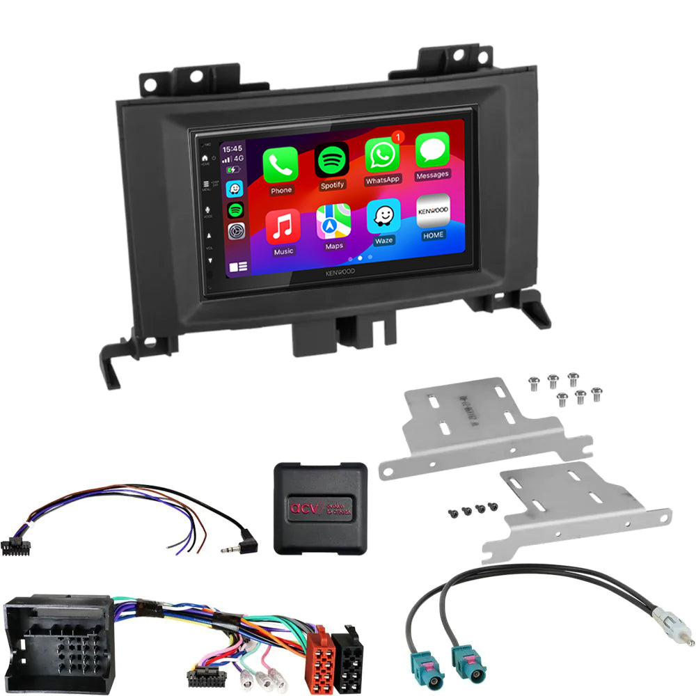 Kenwood DMX5023DABS CarPlay Android Auto USB Mirroring Stereo for Mercedes Sprinter (W906)