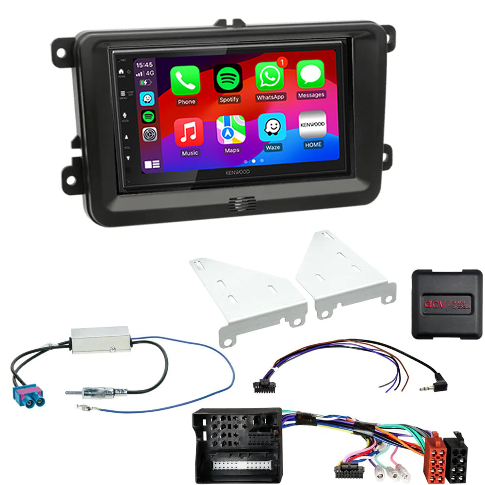 Kenwood DMX5023DABS Stereo CarPlay Android Auto Upgrade for VW Amarok (2H) 2016-2020