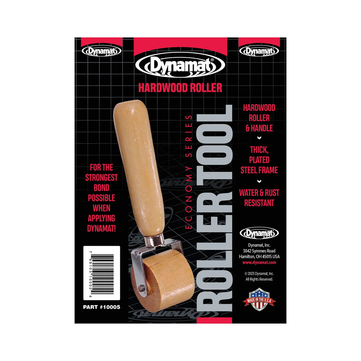 Dynamat 10005 - Economy Wood Roller for Sound Deadning