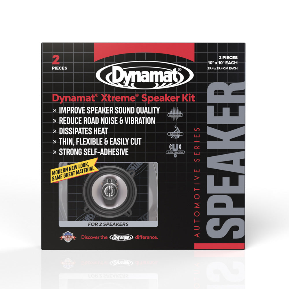 Dynamat Xtreme 10415 Speaker Kit Sound Deadening (2) 10″ x10″