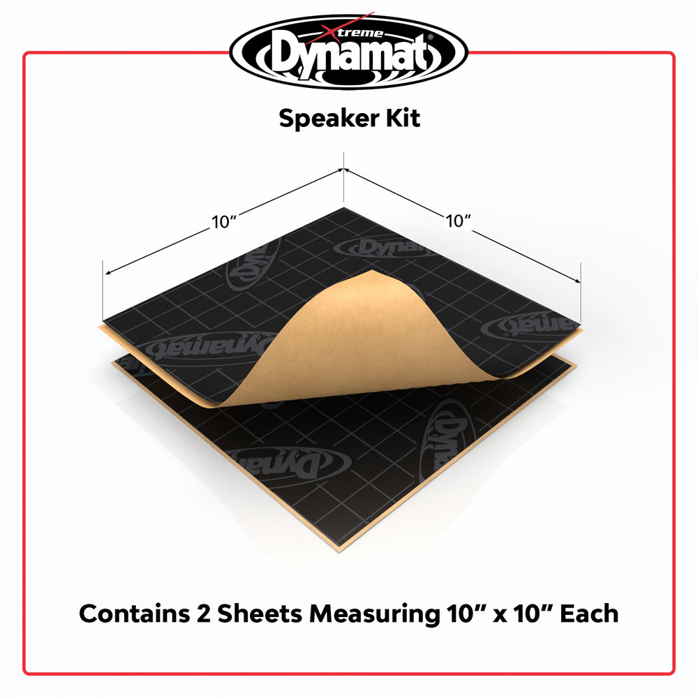 Dynamat Xtreme 10415 Speaker Kit Sound Deadening (2) 10″ x10″