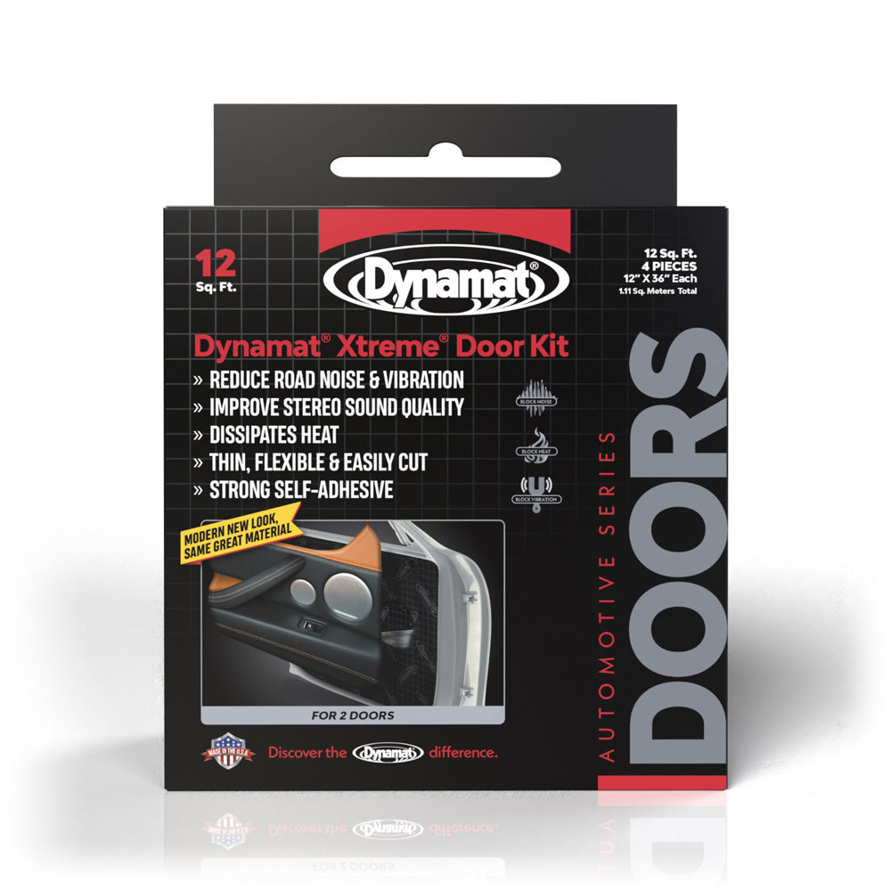 Dynamat Xtreme 10435 Door Kit Sound Deadening (4) 12″ x 36″