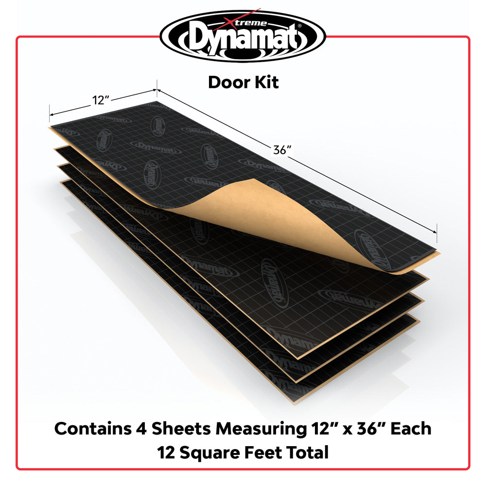 Dynamat Xtreme 10435 Door Kit Sound Deadening (4) 12″ x 36″