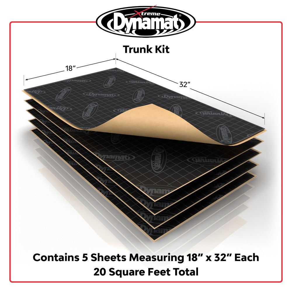 Dynamat Xtreme 19405 Trunk Kit Sound Deadening (5) 18″ x 32″