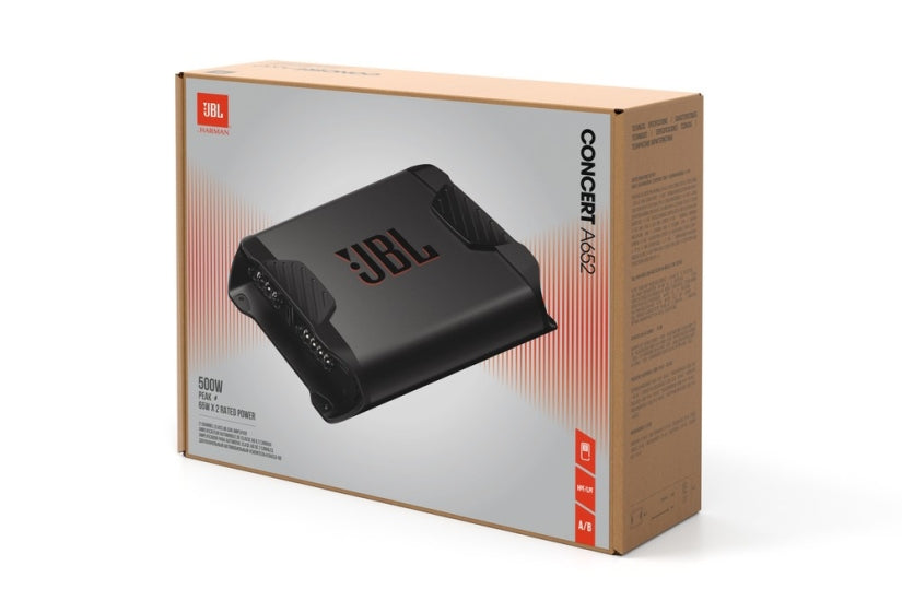 JBL Concert A652 - 2 Channel AB Class Bridgeable Car Amplifier