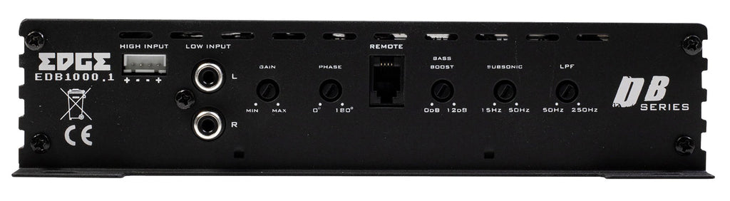 Edge EDB1000.1-E4 - 1 Channel Mono Car Amplifier Bass Amp 2000W