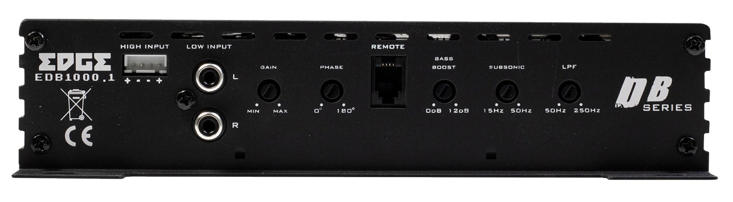 Edge EDB1000.1-E4 - 1 Channel Mono Car Amplifier Bass Amp 2000W