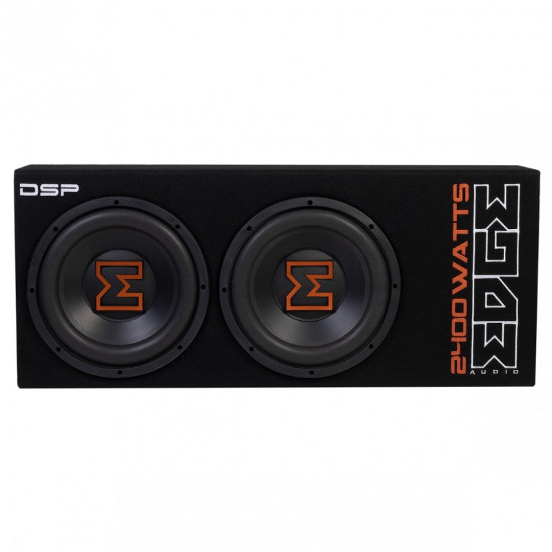 EDGE EDBX12TADSP-E3 Twin 12" 2400W Active Bass Enclosure DSP Subwoofer