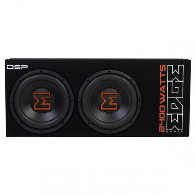 EDGE EDBX12TADSP-E3 Twin 12" 2400W Active Bass Enclosure DSP Subwoofer