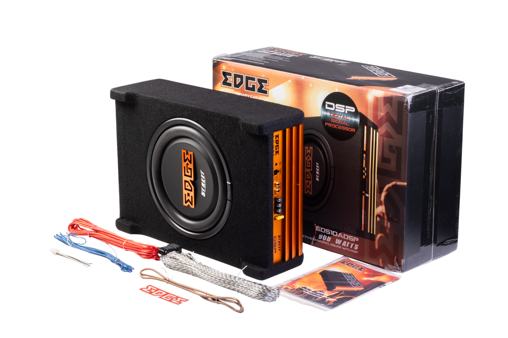 Edge EDS10ADSP - 10" Compact Subwoofer with DSP Enclosure 900W