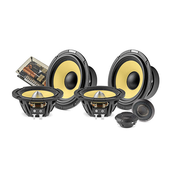 Focal ES165 KX3E - ELITE K2 Power 6.5" 3-Way Component Car Speakers 680W