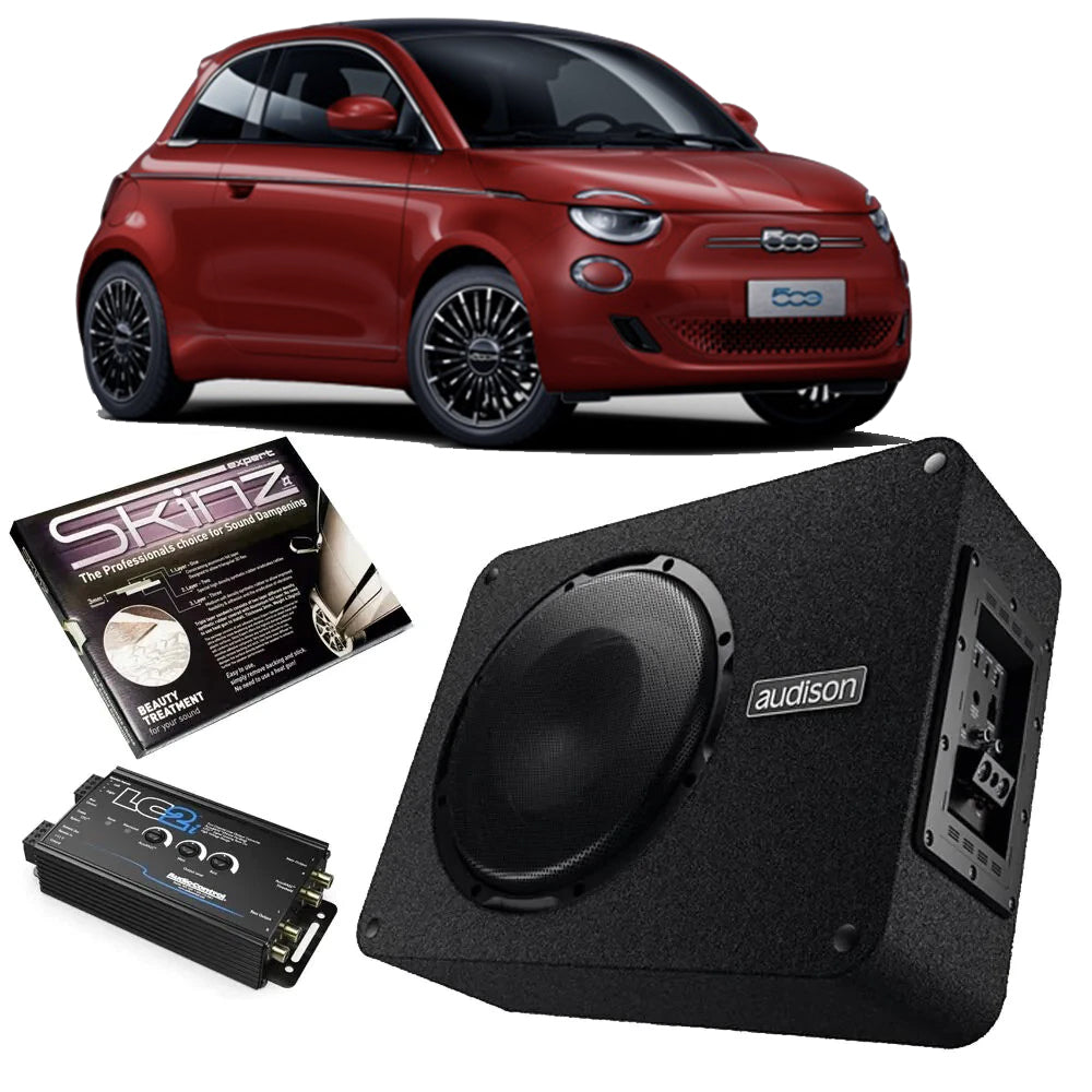 Audison Bass Prima 10" Complete Subwoofer Upgrade For Fiat 500e Abarth Electric