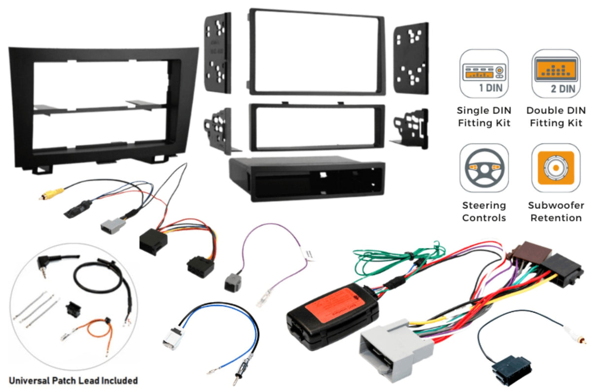 ICT FK 2VN3 Honda CRV 2007-2012 Complete Double Din Stereo Fitting Kit