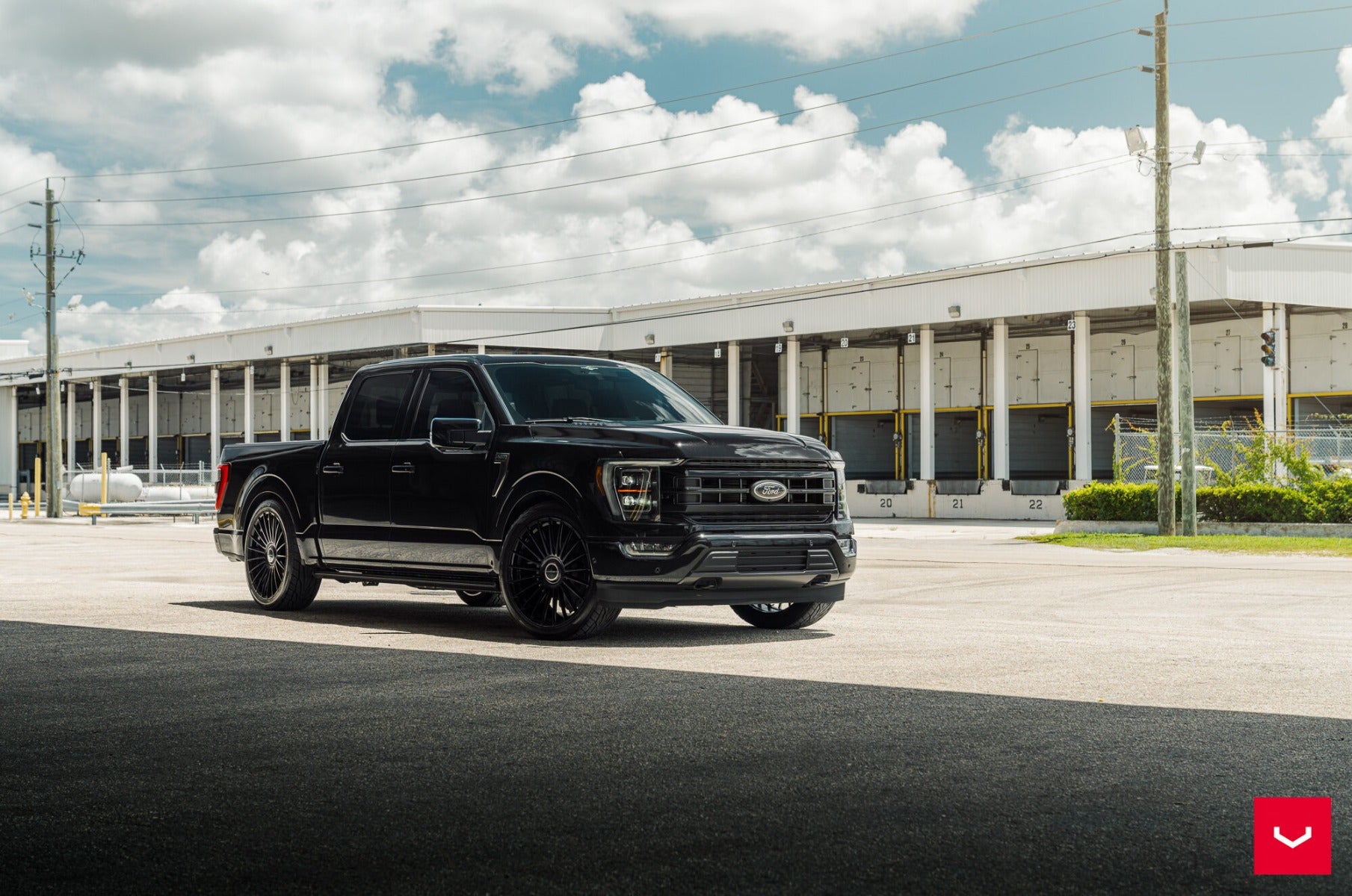 VOSSEN HYBRID FORGED SERIES HF-8 GLOSS BLACK