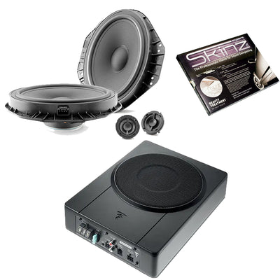 Bespoke Car 2-Way Component Speaker Upgrade With 2.1 Active Underseat Subwoofer For Ford F-150 Raptor