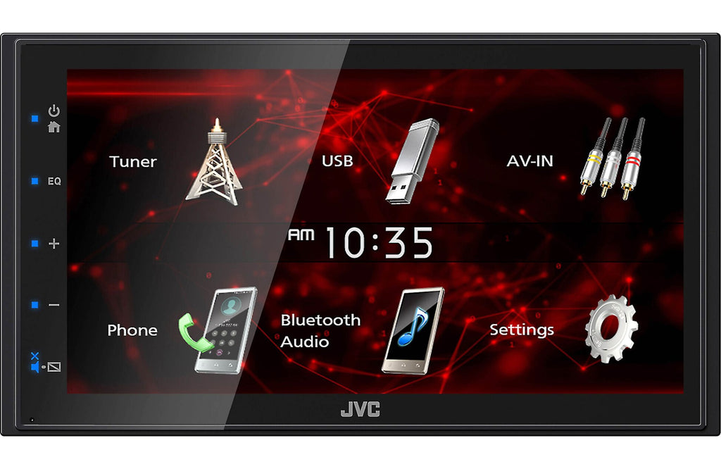 JVC KW-M180BT - 6.75" Touchscreen Digital Multimedia Bluetooth USB Stereo